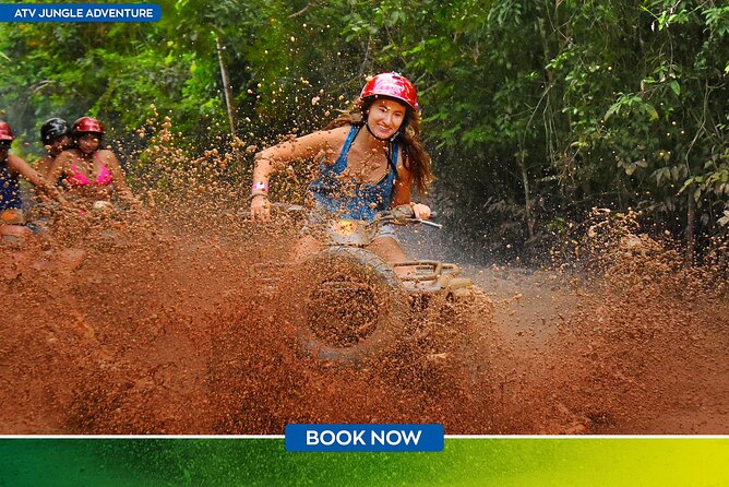 ATV, Ziplining & Cenote Tour, Transportation & Tequila Tasting - The ATV ride through the jungle