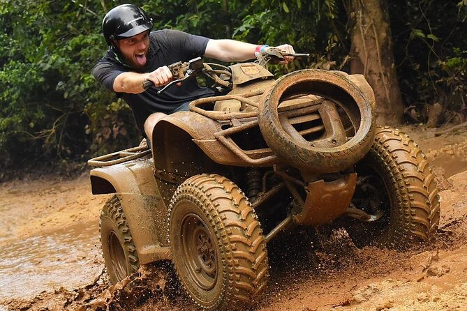 Cancun ATV Jungle Adventure, Ziplines, Cenote and Tequila Tasting - Cenote Verde Lucero is the natural highlight