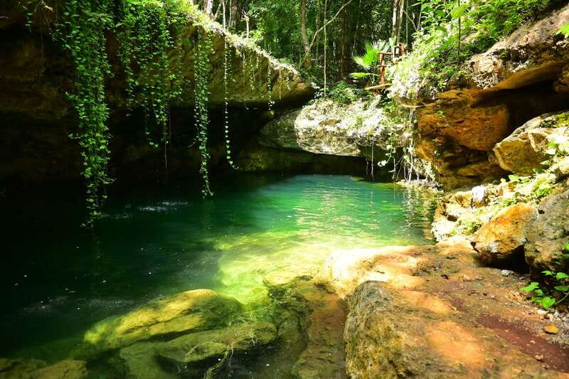 Cancún: Cenotes Adventure with Tequila Tasting & Mayan Snack - A short Mayan dance and snack