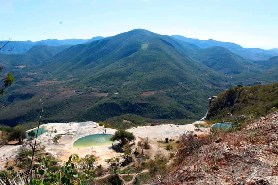 Check out Hierve el Agua, Mitla, the Tule Tree, Rugs, and a Mezcal Distillery Tour - Hierve el Agua: the day’s big natural attraction