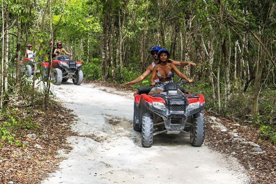 Cozumel Shore Excursion: ATV Jade Cavern & Tequila Tasting - Jade Cavern and the cenote swim