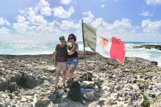 Dune Buggy Adventure, Snorkel, Mayan Town, East Coast, Tequila and City Tour - El Cedral, the island’s oldest village area in the program