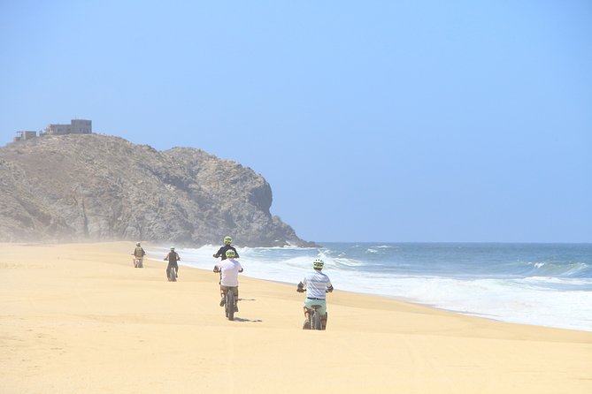 Electric Bike Beach Adventure with Tequila Tasting and Lunch - Riding along the beach