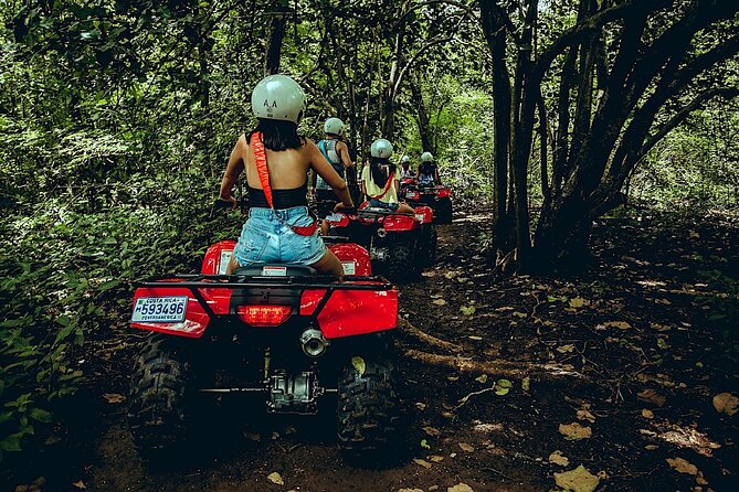 Family ATV Cenote Five Zip Lines Photos Taco Lunch Tequila Taste - A short tequila tasting to finish the day