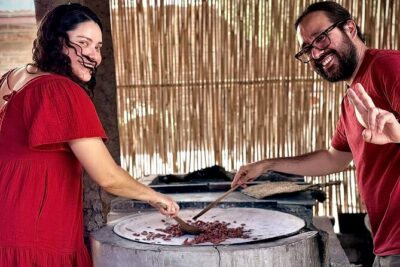 Flavors and landscapes Boil water Mezcal Textiles and Cooking