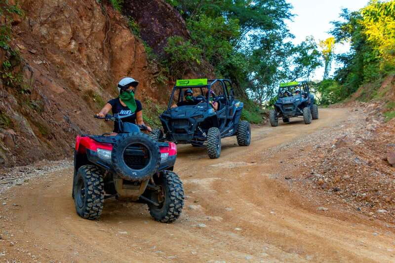 From Puerto & Nuevo Vallarta: ATV Tour with Tequila Tasting - El Salto waterfall and the swimming break