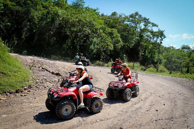 Half-Day Vallarta ATV Single Experience with Tequila Tasting - A jungle bar, spring-fed pools, and a seasonal waterfall