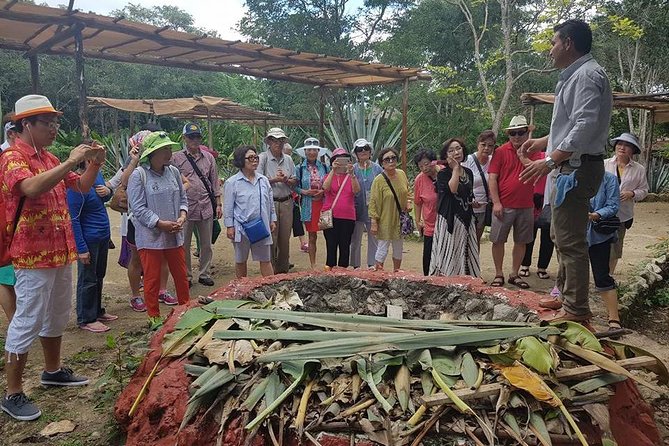 Mayan Village and Tequila Tour - Grinding Corn, Making Chocolate, and Trying Maya Gum