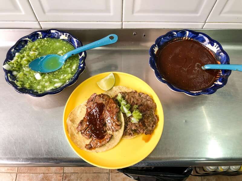 Mexico City: Tacos & Mezcal Night Food Tour - First stop: northern-style tacos