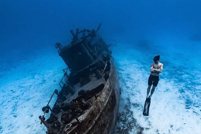 Power Snorkel by Sea Scooter & Flavored Tequila tasting - The sunken ship question