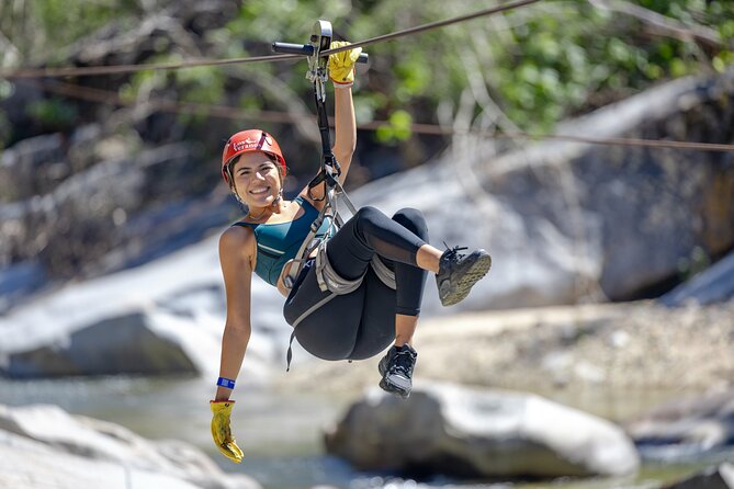 Puerto Vallarta Best Zipline Canopy + Tequila and Speed Boat Ride - Waterslides, kayaks, and the animal area
