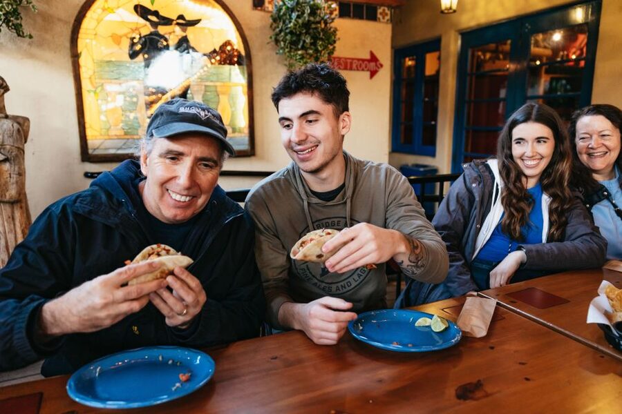 San Diego: Old Town Tequila and Tacos Walking Food Tour - Food stop one: a substantial start
