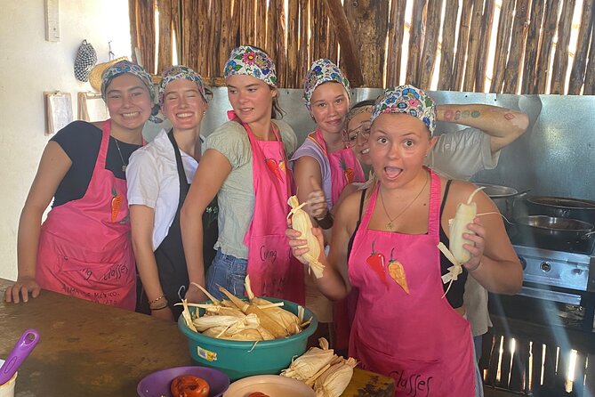 Tamales or chiles rellenos cooking class,tequila & Mezcal tasting - Ceviche, shrimp, tamales, or chiles rellenos