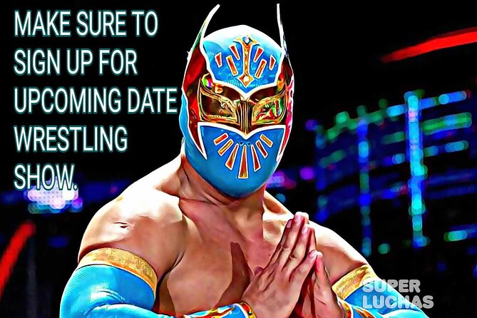 Wrestling SHOW TACOS & TEQUILA TASTING - Getting ready for the lucha libre match