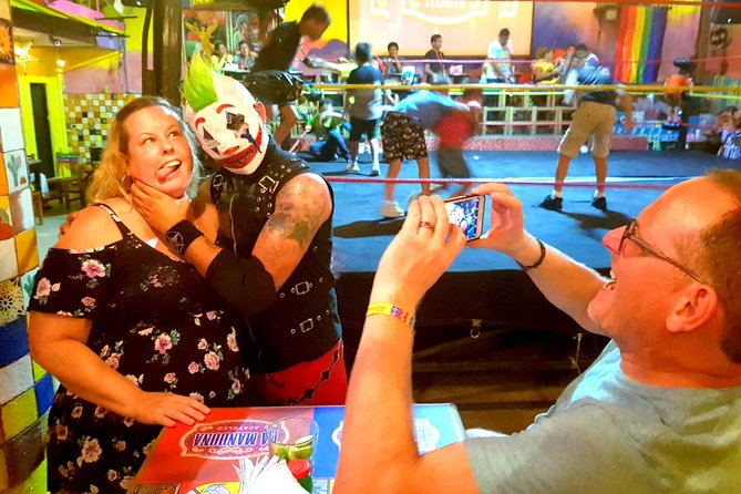 Wrestling SHOW TACOS & TEQUILA TASTING - The ring photo is the unusual extra
